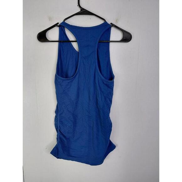 Athleta Top Womens S Speedlight Seamless Tank Royal Blue Workout Yoga Running - Picture 2 of 6